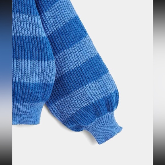 Plus Color Block Drop Shoulder Sweater - Picture 4 of 4